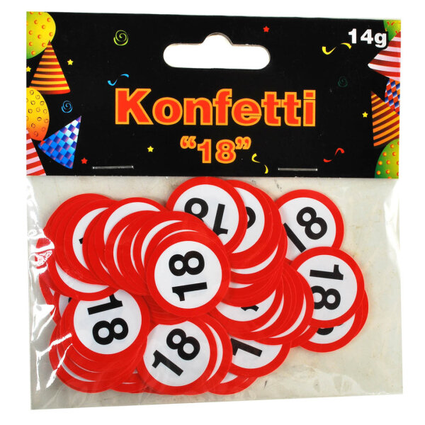 Streudeko Verkehrsschild "18"