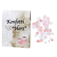 Konfetti "Herz", umweltfreundlich