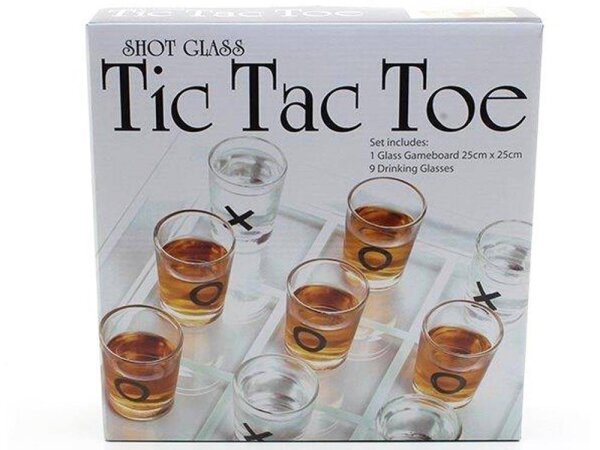 Trinkspiel Tic Tac Toe 25x25cm