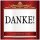 Aufkleber "Danke"