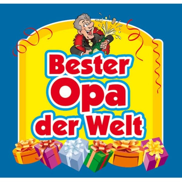 Aufkleber "Bester Opa", modern