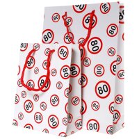 Geschenk-Taschen-Set "80", 2-tlg.