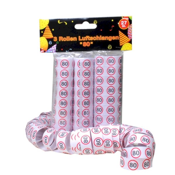 Luftschlangen "80"