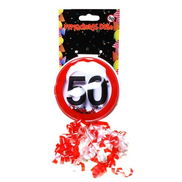 Verpackungs-Deko "50"
