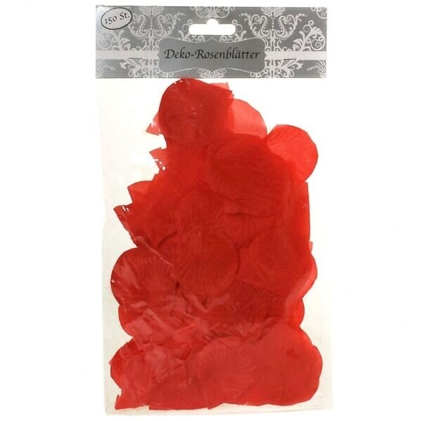 Deko-Rosenblätter rot (150 Stk.), Kunststoff