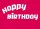 Postkarte "Happy Birthday"