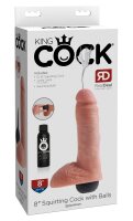 Naturdildo mit Spritzfunktion