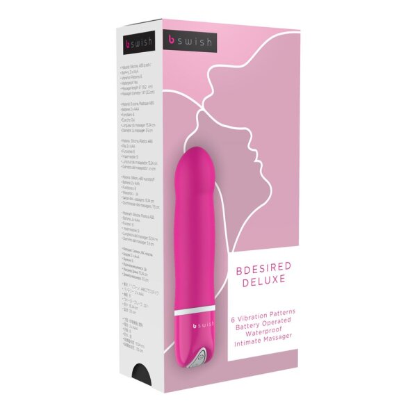 Vibrator BDESIRED DELUXE, rosa