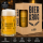 Bierkrug 1 Liter mit Spruch „Sekunde! Gleich bist du hübsch“ – Lustiger Maßkrug Glas inkl. Geschenkbox – Geschenk für Männer, Vatertag, Geburtstag