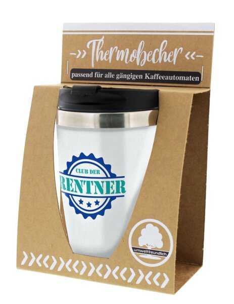 Thermo-Kaffeebecher "Club der Rentner"