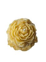 Bienenwachskerze Rose  aus 100% natürlichem Bienenwachs