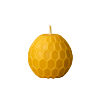 Kugelkerze aus 100% natürlichem Bienenwachs