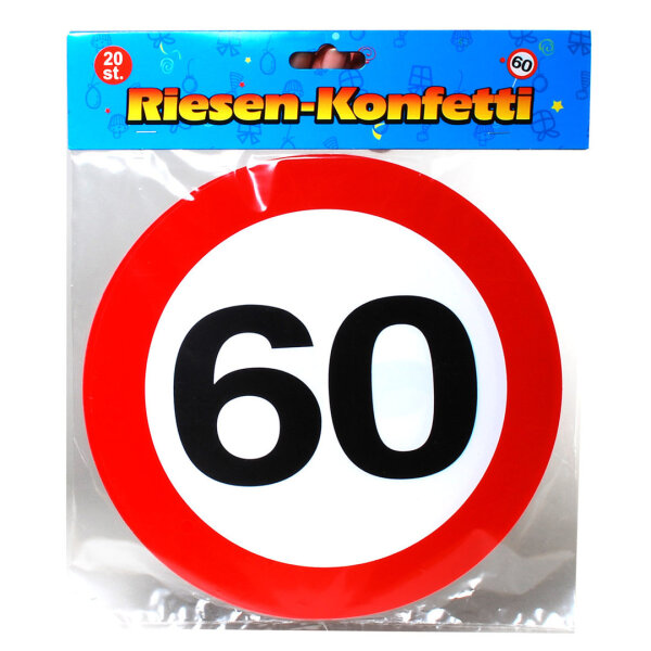 Riesen-Konfetti „60“
